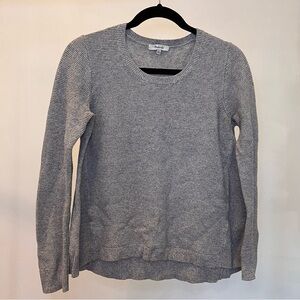 Madewell Riverside Texture Sweater Grey size Medium